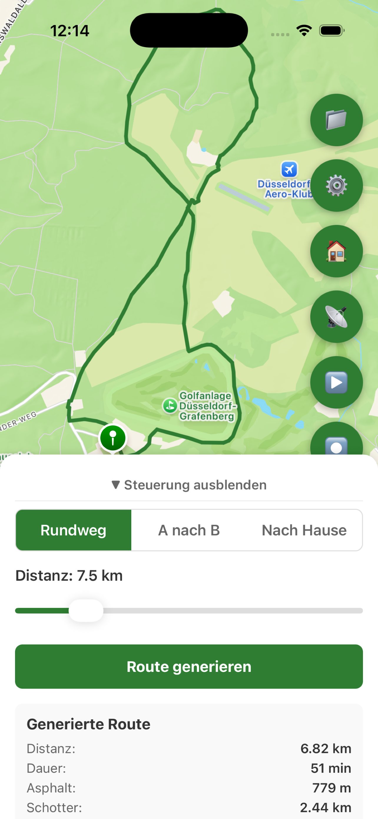 Reitnavi Routenplanung - Rundweg erstellen